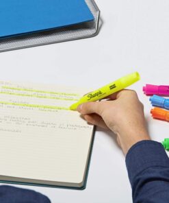 SHARPIE Tank Style Highlighters, Chisel Tip, Assorted, Box of 12 20 71RYHwTOrzL