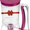 KPKitchen Pancake Batter Dispenser - Kitchen Must-Have Tool for Perfect Pancakes, Cupcake, Waffle, Muffin Mix - White Elephant Gifts - Baking Supplies for Griddle - Pancake Maker with Measuring Label 12 71RYbWGzoBL