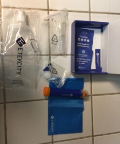 Etekcity Water Filter Straw Camping Water Purification Portable Water Filter Survival Kit for Camping, Hiking, Hurricanes 42 71RYuVgbfLL