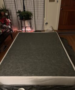 ZINUS 9 Inch Metal Smart Box Spring, Mattress Foundation, Strong Metal Frame, Easy Assembly, Queen Original 49 71RYzSHIprL