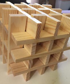 Imagination Generation Constructables! Pine Wood Building Planks, 150 Pieces - Educational Tinker Toys for Kids & Teens - STEM Stacking Blocks for Boys & Girls - Wooden Playset for Learning 21 71RZ oRw6L