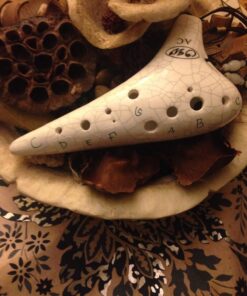 OcarinaWind® 12 Hole White Ocarina Exquisite Craft of Ice-crack Alto C Version Music Instrument Gift Idea 39 71RZ8eDS5IL