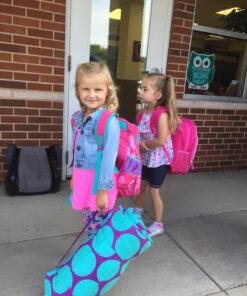 Wildkin Original Nap Mat with Reusable Pillow for Boys and Girls, Perfect for Elementary Sleeping Mat, Features Hook and Loop Fastener, Soft Cotton Blend Materials Nap Mat for Kids (Big Dot Aqua) Big Dot Aqua 21 71RZGsFRt5L