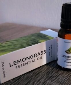Brooklyn Botany Lemongrass Essential Oil – 100% Pure and Natural Therapeutic Grade Essential Oil - Lemongrass Oil for Aromatherapy and Diffuser – 0.33 Fl Oz 0.33 Fl Oz (Pack of 1) 32 71RbNALGsxL