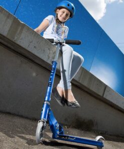 Micro Kickboard - Sprite 2-Wheeled, Smooth-Gliding, Foldable Micro Scooter for Kids Ages 6 to Teen Blue 4 71Rbw75FegL