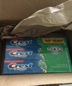 Crest + Scope Complete Whitening Toothpaste, Minty Fresh, 5.4 Oz (Pack of 3) Pack of 3 35 71Rcr egFXL