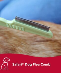 Alternative view of Coastal Pet Safari Dog Double Row Flea Comb - Helps Dry Skin - Dog Flea Comb for Flea Prevention and Detection in Pets with Short and Long Hair - One Size