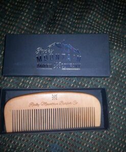 Hair Comb - Wood with Anti-Static & No Snag Handmade Brush for Beard, Head Hair, Mustache with Design in Gift Box 50 71Rd6YuJtTL 1