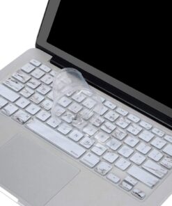 MOSISO Silicone Keyboard Cover Compatible with MacBook Air 13 inch A1466 A1369 2010-2017&Compatible with MacBook Pro 13/15 inch (with/Without Retina Display, 2015 or Older Version), White Marble 19 71ReDN8TJzS 1