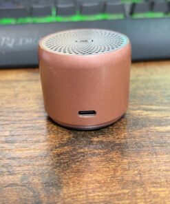 EWA A106 Portable Mini Bluetooth Speaker, Enhanced Bass and High Definition Sound, Portable Design, for iPhone, iPad,Nexus,Laptops and More (Rosegold) Rose Gold 50 71RedxeGbyL