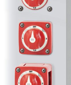 Blue Sea Systems 6007 m-Series Battery Switch Selector 4 Position, Red One size Selector 4 Pos. 16 71ReeDnSDxL