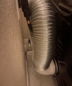 Lambro Industries 4004 Quick Connect Flexible Aluminum Duct Dryer Vent Kit 18 71ReeghayoL