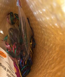 Charles Leonard Loose Leaf Rings, 1" Diameter, Metallic Assorted Colors, (85000), 50 per pack Assorted Metallic Colors 50 Count 1 Inch Diameter 22 71Rf8G0hyL