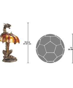 Design Toscano Dragon Strike Illuminated Sculpture,Full Color 7 71RfEw HIoL