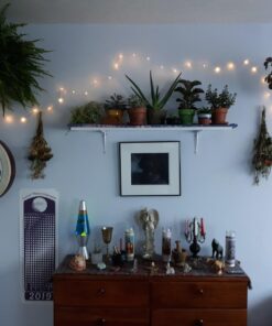 TingMiao Fairy Lights 33ft 100 LED String Lights Battery Operated with Remote Waterproof Copper Wire Lights for Indoor Decorative Lights Warm White 39 71Rg IDCpiL