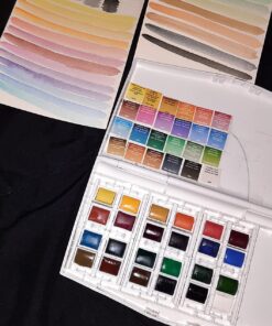 Winsor & Newton Cotman Watercolor Paint Set, Travel Set, 24 Whole Pans 24 Whole Pan Travel Set 40 71Rg8oWpDuL