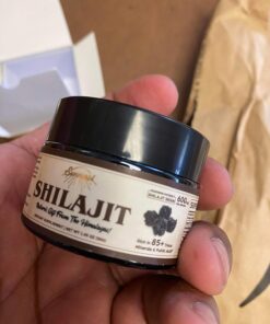 Shilajit Pure Himalayan Organic Shilajit Resin - 600mg Maximum Potency Natural Organic Shilajit Resin with 85+ Trace Minerals & Fulvic Acid for Energy, Immune Support, 30 Grams (1 Pack) 50.0 Servings (Pack of 1) 38 71Rgjx5ad5L