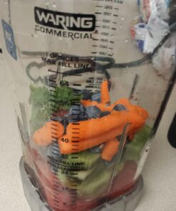 Waring Commercial MX1200XTX 3.5 HP Blender with Variable Speed Dial Controls and a 64 oz. BPA Free Copolyester Container, 120V, 5-15 Phase Plug 64 Ounce Copolyester Container Jar 25 71RhusLFN9L