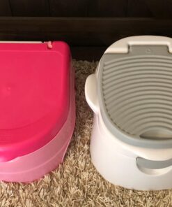 Munchkin® Arm & Hammer Multi-Stage 3-in-1 Potty Seat, (Potty Chair, Trainer Ring and Step Stool), Grey 35 71RiAye0bFL