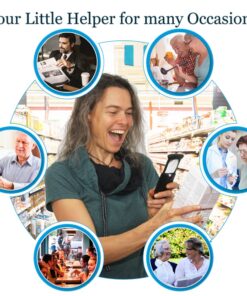 EasY Magnifier Small Pocket Magnifying Glass 3X with LED Light For Reading Fine Print; Mini Lighted Hand Held Acryl Lens; Read Lables In Stores; Magnify Glasses For Close Work;Helpful Gift For Seniors 28 71RijJn7U L