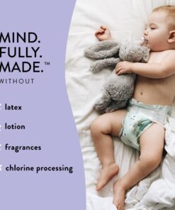 The Honest Company Clean Conscious Overnight Diapers | Plant-Based, Sustainable | Sleepy Sheep | Club Box, Size 4 (22-37 lbs), 54 Count Size 4 (54 Count) 19 71RjA1msSjL