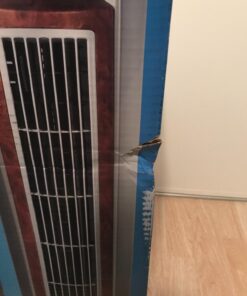 Lasko Wind Curve Portable Electric 42" Oscillating Tower Fan with Fresh Air Ionizer, Timer and Remote Control for Indoor, Bedroom and Home Office Use, Silverwood 2554 49 71RjFnEYDfL