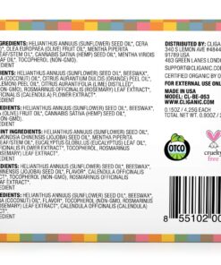 Cliganic USDA Organic Lip Balm Set - 6 Flavors - 100% Natural Moisturizer for Cracked & Dry Lips Variety 6 Count (Pack of 1) 33 71RjHMyVLDL