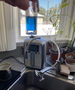 Aqua Ionizer Deluxe 5.0 | Water Ionizer | 7 Water Settings | Home Alkaline Water Filtration System | Produces pH 4.5-10.5 Alkaline Water | Up to -600mV ORP | 4000 Liters Per Filter 38 71RjiosHL