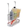 iDesign Axis Over the Cabinet 2-Tier Kitchen Storage Basket Organizer for Aluminum Foil, Sandwich Bags, Cleaning Supplies, Garbage Bags, Bath Supplies, Chrome 39 71RjnGGF8JL