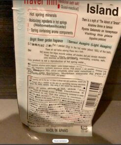 TABINO YADO Hot Springs ''Milky'' Bath Salts Assortment Pack From Kracie, 13 25g Packets, 325g Total 36 71RjuK fVXL