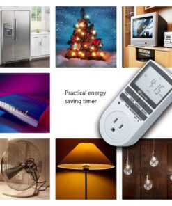 Enover 7 Day / 24 Hour Programmable Digital Weekly Light Switch Timer Plug for Electrical Outlet with Anti-theft Random Option (15A/1800W,1Pack) 15 71Rk1S1ckvL