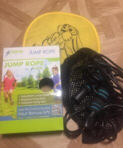 2 Pack Jump Rope for Kids - Easily Adjustable with Anti-Slip Handles, Plus 2 Activity Books PVC 20 71Rl0zk1R5L