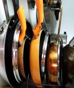 Simple Houseware Cabinet Pantry Pot and Pan Organizer Holder Rack, Bronze 45 71RljQk KL