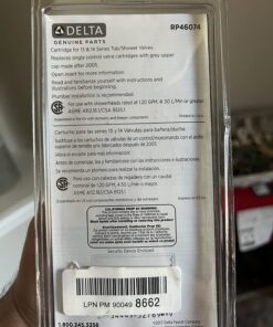 Delta Faucet RP46074 TUB SHOWER CARTRIDGE, 1, White 26 71RmJtd6WGL