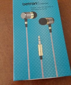 Betron YSM1000 Earphones in Ear Headphones Wired 3.5mm Jack Tangle-Free Cable Case and Noise Isolating Earbuds 41 71RmfEDsnyL