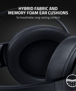 Razer Kraken V3 X Wired USB Gaming Headset: Lightweight Build - Triforce 40mm Drivers - HyperClear Cardioid Mic - 7.1 Surround Sound - Chroma RGB Lighting - Black 15 71RnM71BwPL