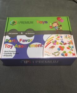 IP I Premium 120 Pcs Toy Assortment, Party Favors for Kids, Bulk Toys, Pinata Filler, Goodie Bag Fillers, Treasure Box, Prizes for Classroom, Christmas, Carnival and Birthday. for Boys and Girls 24 71Rng4x2V0L