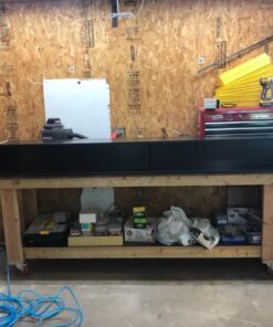 Online Best Service 4 Pack Caster Wheels Swivel Plate On Red Polyurethane Wheels (4 inch with Brake) 4 inch with Brake 37 71Ro7KH8DrL