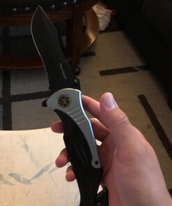 Tac-force Extra Large Grey 10.5" Folding Blade Spring Assisted Open Pocket Knife 38 71RoH0ZfN6L