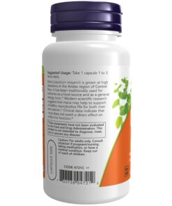 NOW Supplements, Maca (Lepidium meyenii) 500 mg, For Men and Women, Reproductive Health*, 100 Veg Capsules 100 Count (Pack of 1) 16 71Rof7pcL