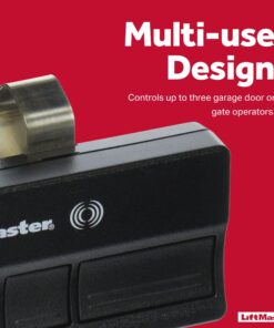 LiftMaster 373LM Security+ 3-Button Garage Door Opener Remote Control with Visor Clip - Pack of 1 20 71RpKSBxGsL