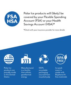 Brownmed - Polar Ice Foot/Ankle Wrap - Compression Foot & Ankle Ice Pack Wrap - Reusable Ankle & Foot Ice Wrap - Flexible Ice Packs for Injuries - Black 15 71RpOKXFoKL 1