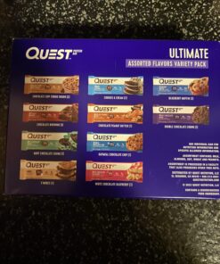Quest Nutrition Ultimate Variety Pack Protein Bars, High Protein, Low Carb, Gluten Free, Keto Friendly, 12 Count 22 71RqSz5 wyL
