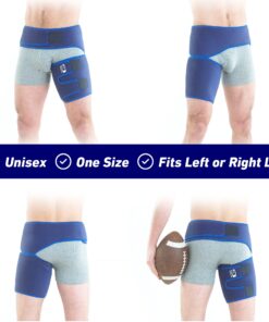 Neo-G Groin Brace for Thigh or Hamstring Injury. Groin Brace for Men and Women - for arthritis, pulled groin, strain - Adjustable Groin Compression Support - Unisex 10 71RqZVbFReS