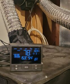 AC Infinity CLOUDLINE PRO T4, Quiet 4” Inline Duct Fan with Temperature Humidity VPD Controller, WiFi Integrated App Control - Ventilation Exhaust Fan for Heating Cooling, Grow Tents, Hydroponics 4-Inch PRO, Smart Controller 52 71RqdoIXu1L