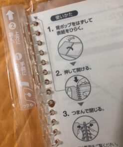 Kokuyo Campus Smart Ring Binder, Up to 25 Sheets, B5, 26 Holes, Japan Import, Transparent (RU-SP700T) 1pack 35 71RqklPeiVL