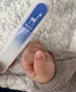 Baby Nail File, Safe Alternative for Nail Clippers, Must-Have Baby Essentials, Ideal Gift for Any Occasion Including Baby Shower, Blue - Baby Blue Giraffe 23 71RqrUdyeRL