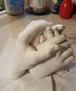 Luna Bean Huge Oversize XL Family Hand Casting Kit – Family Size Hand Molding Kit – Casts 6 Hands Comfortably Adults & Kids, Gifts for Family with Kids - Thanksgiving Gifts Family XL 57 71Rr2UkBcCL