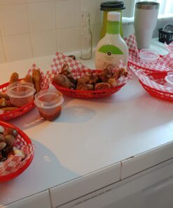 New Star Foodservice 44263 Red Check Food Basket Liners, 12 By 12-inch, Set of 36 20 71Rr3T7KJsL