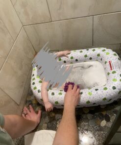 Mommy's Helper Inflatable Bath Tub Froggie Collection, White/Green, 6-24 Months Green, White 32 71Rr9L3yMaL